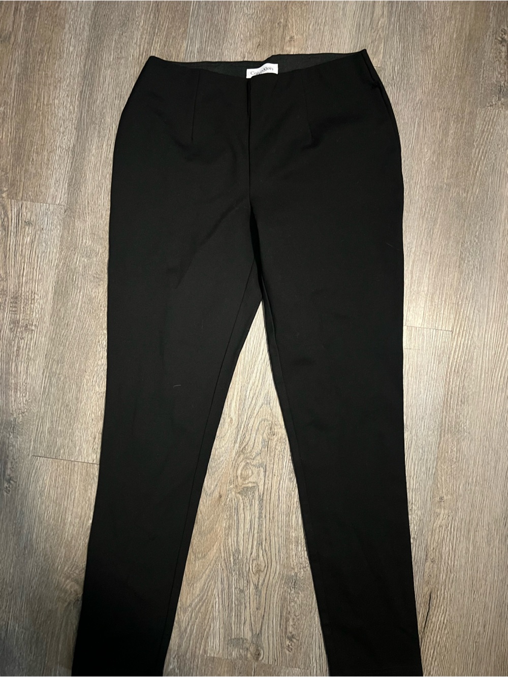 Calvin Klein Black Straight-Leg Pants